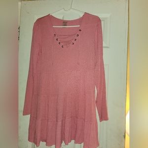 No Boundaries Pink Dress